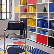 Bauhaus Color Blocking interior style preview